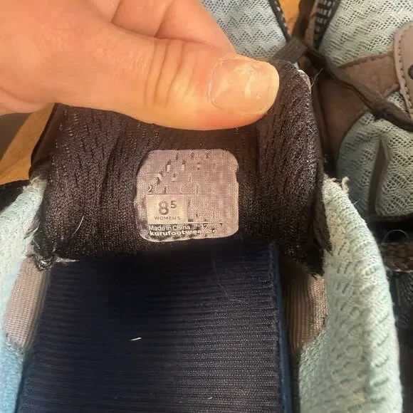 KURU Quantum Blue Gray Shoes Sneakers Comfort Womens Size 8.5 Wide - Picture 7 of 10